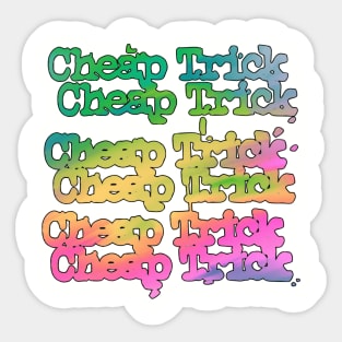 cheap t. rainbow vintage Sticker